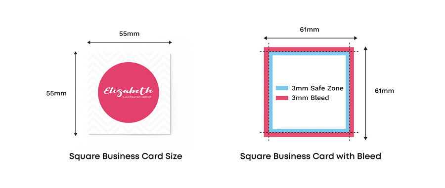 Business Card Size & Dimensions, Standard Business Cards Sizes in mm ...