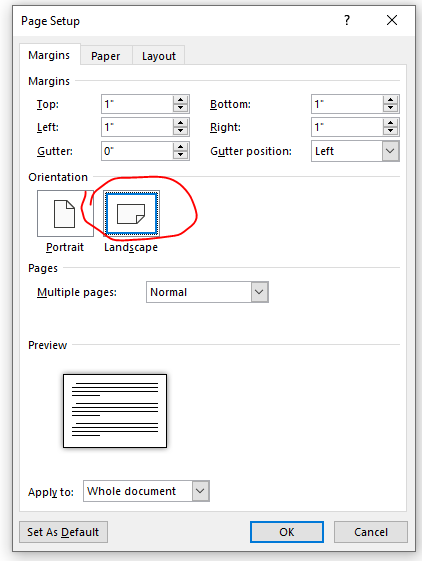 microsoft word book fold