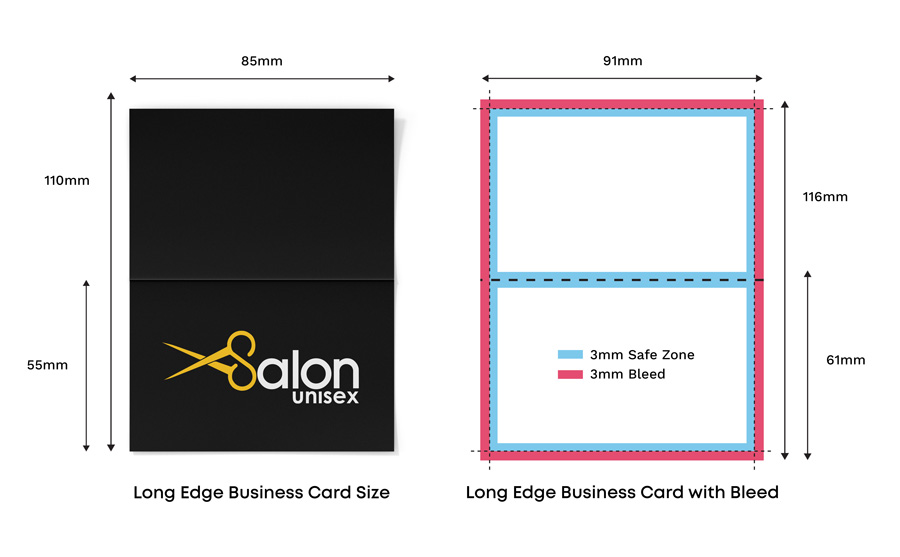 Business Card Size Dimensions Standard Business Cards Sizes In Mm Cm Uk Instantprint