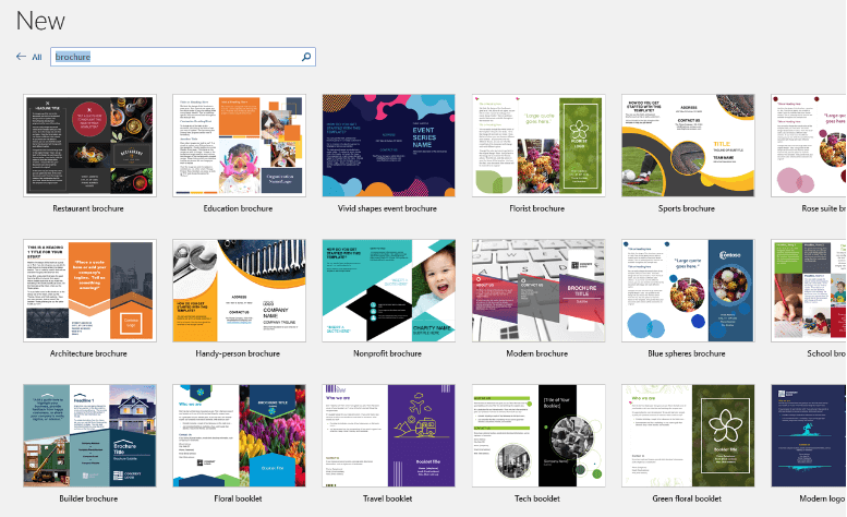 free brochure templates for openoffice