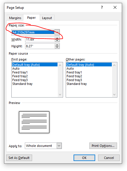 microsoft half  fold card template