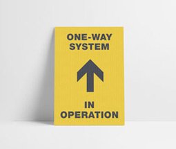 One-way system signage