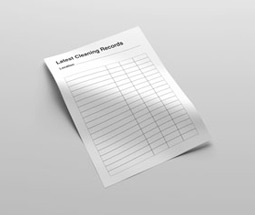 Latest cleaning records poster