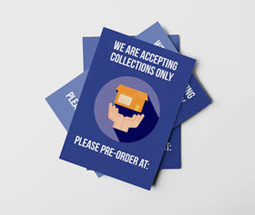 Collections only flyer