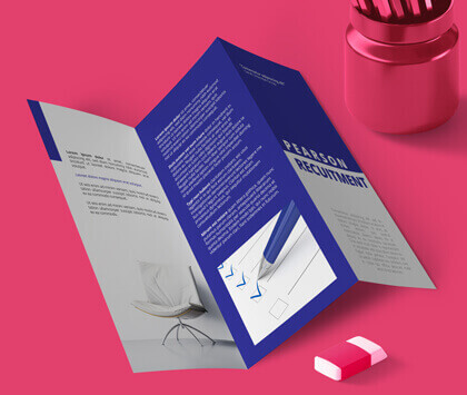 A4 Folded Flyers & Leaflets