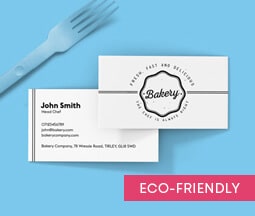 Yellow Recycled Business Cards