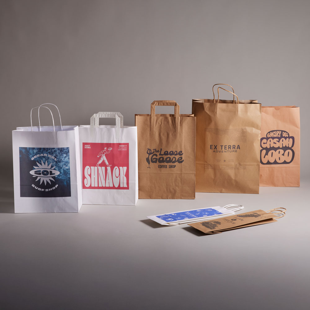 Route 1 Print | Paper Bags