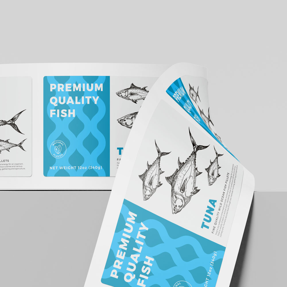 Route 1 Print | Reeled Labels