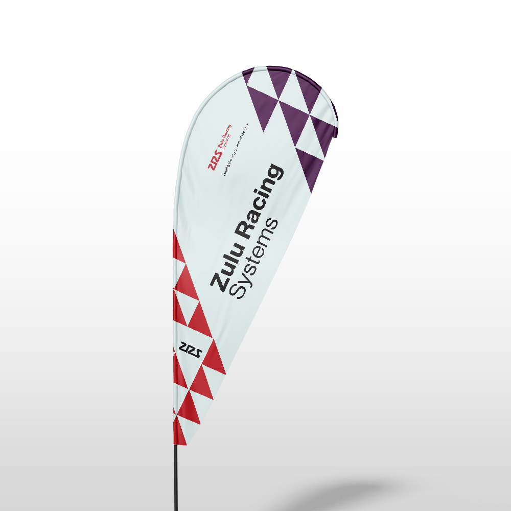 Route 1 Print | Teardrop Flags