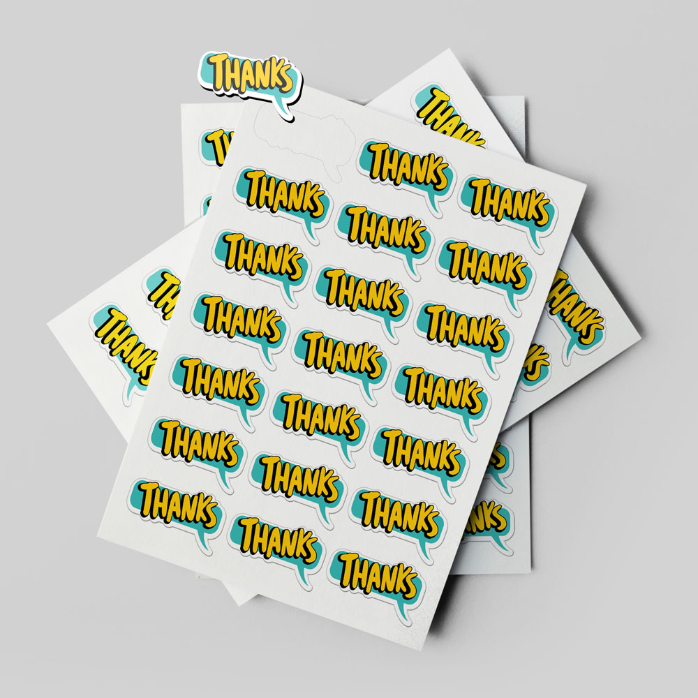 Route 1 Print | Stickers & Labels Sheets – Custom Shape