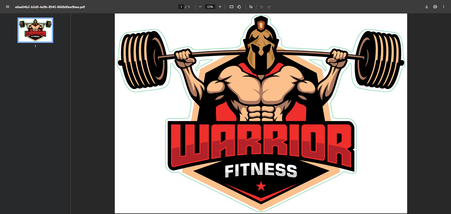 Custom Shape Large Format - Arrtwork Proof